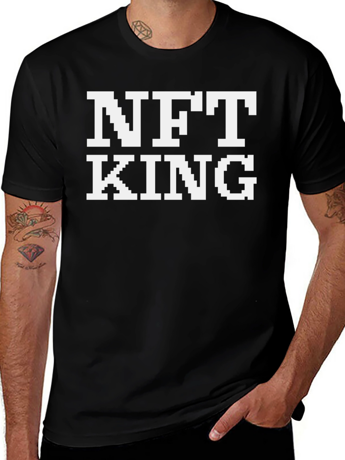 NFT King Black T-Shirt