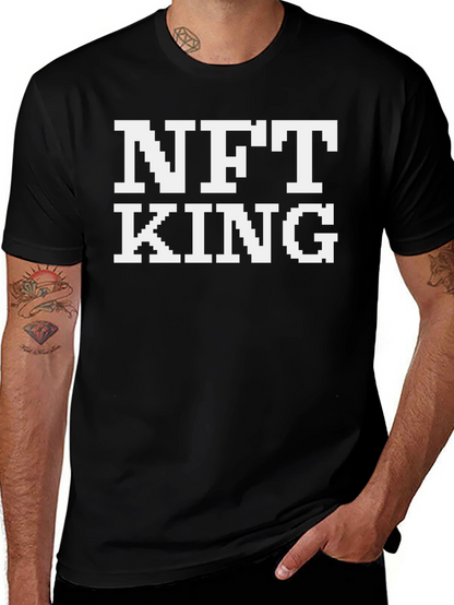 NFT King Black T-Shirt
