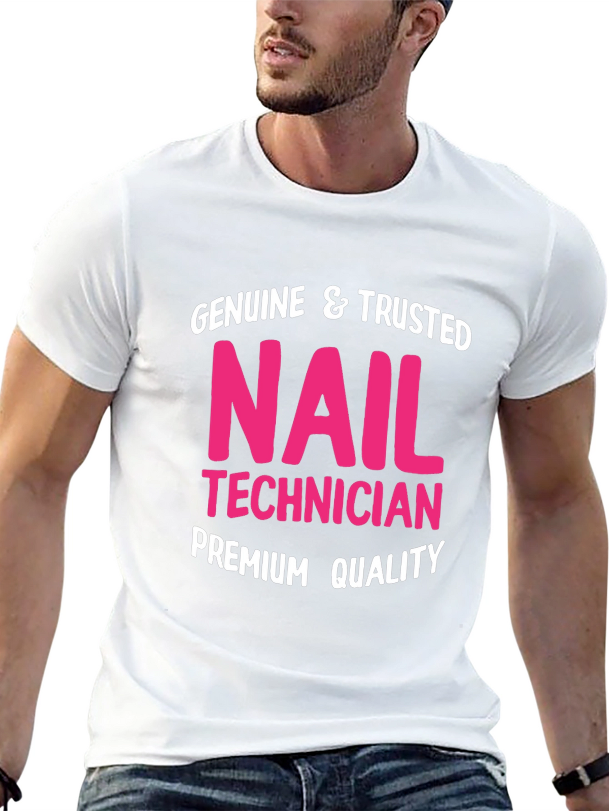 Genuine Nail Technician Premium Quality T-Shirt