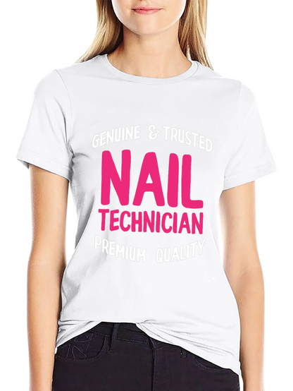 Genuine Nail Technician Premium Quality T-Shirt