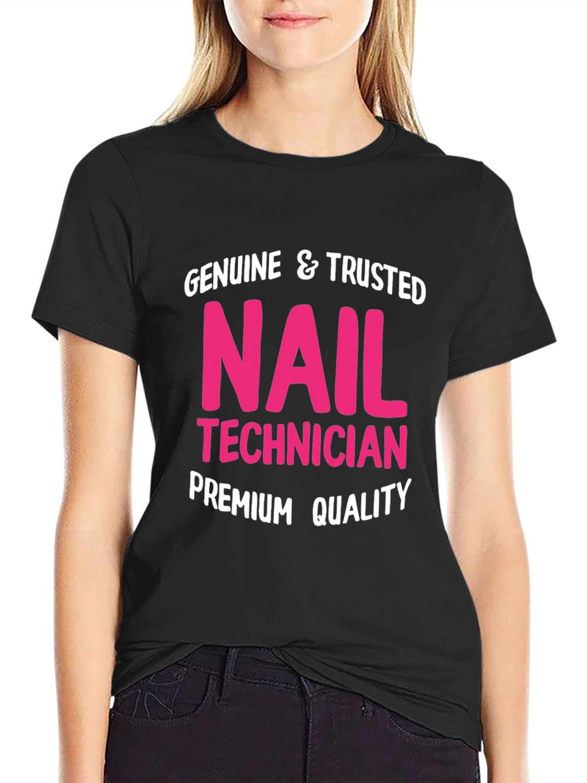 Genuine Nail Technician Premium Quality T-Shirt