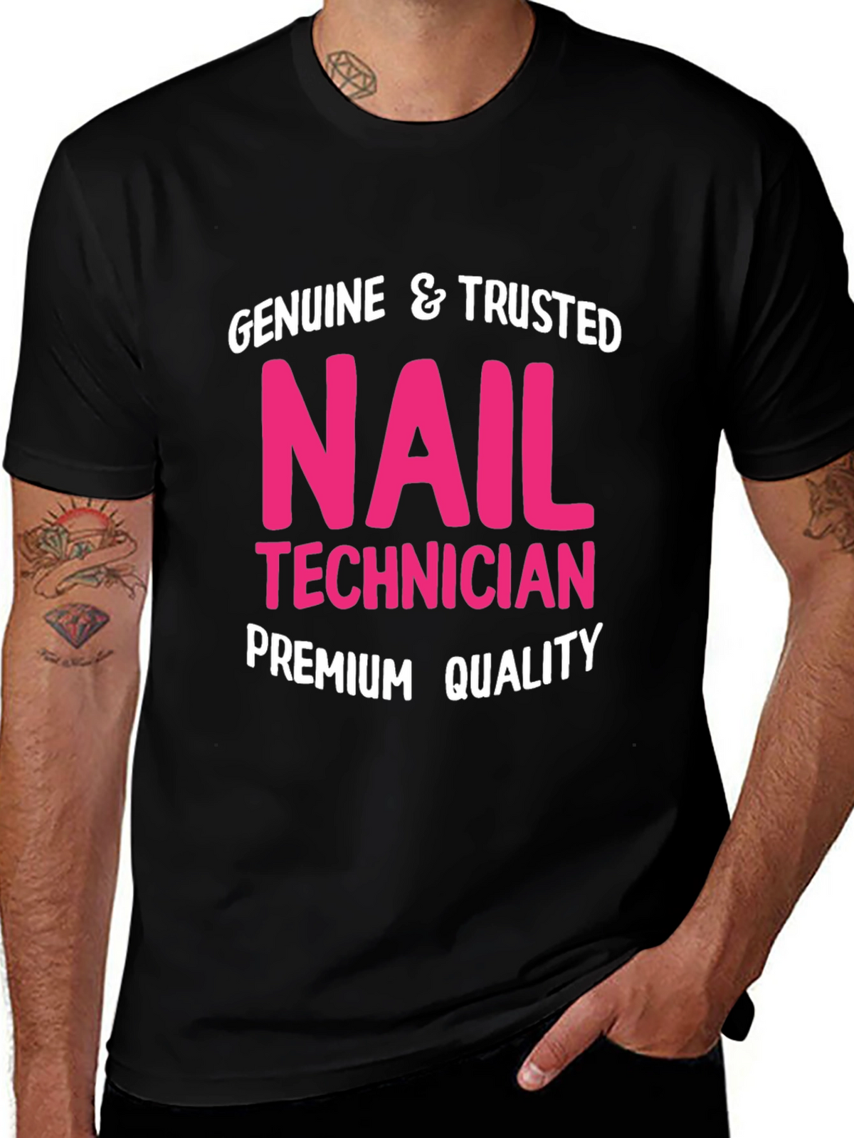 Genuine Nail Technician Premium Quality T-Shirt