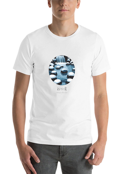 Winter Falls Graphic Tee - Stylish Black T-Shirt