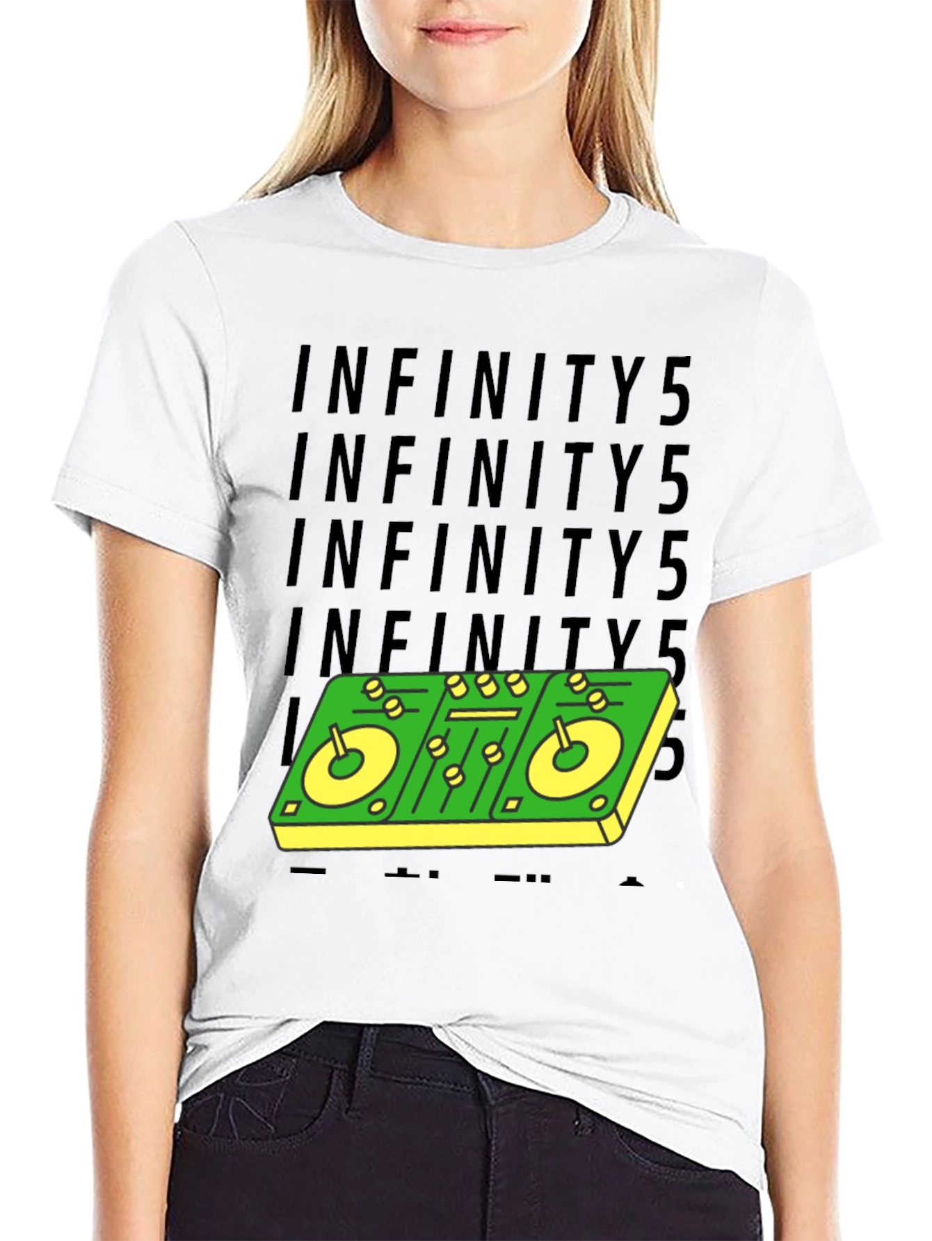DJ Mixer Graphic Tee - Infinity5 Design