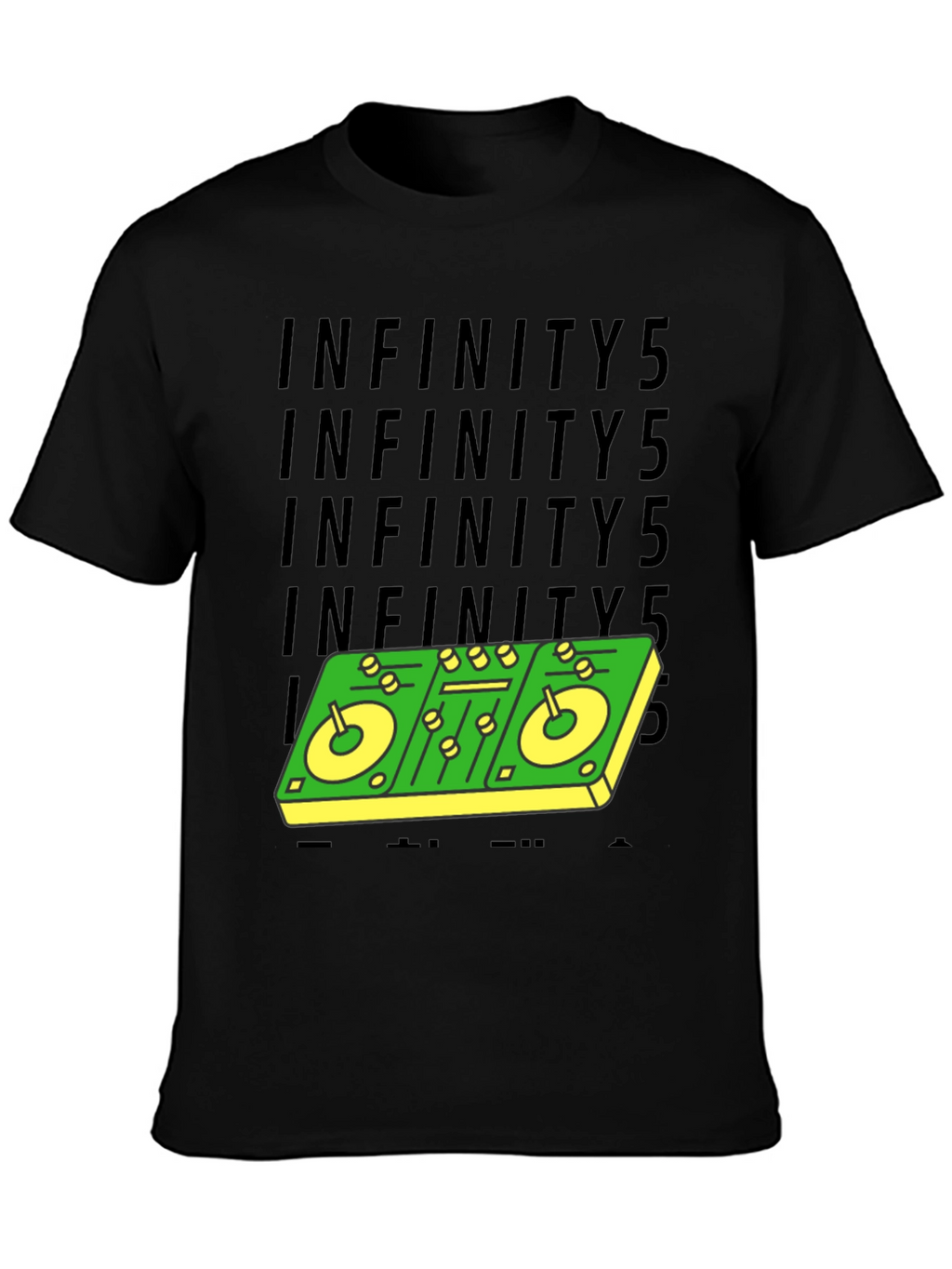 DJ Mixer Graphic Tee - Infinity5 Design