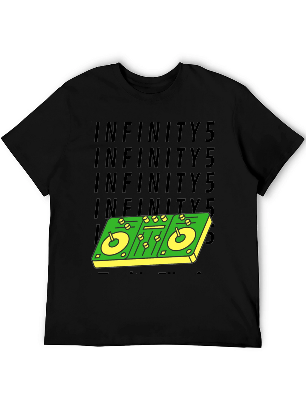 DJ Mixer Graphic Tee - Infinity5 Design