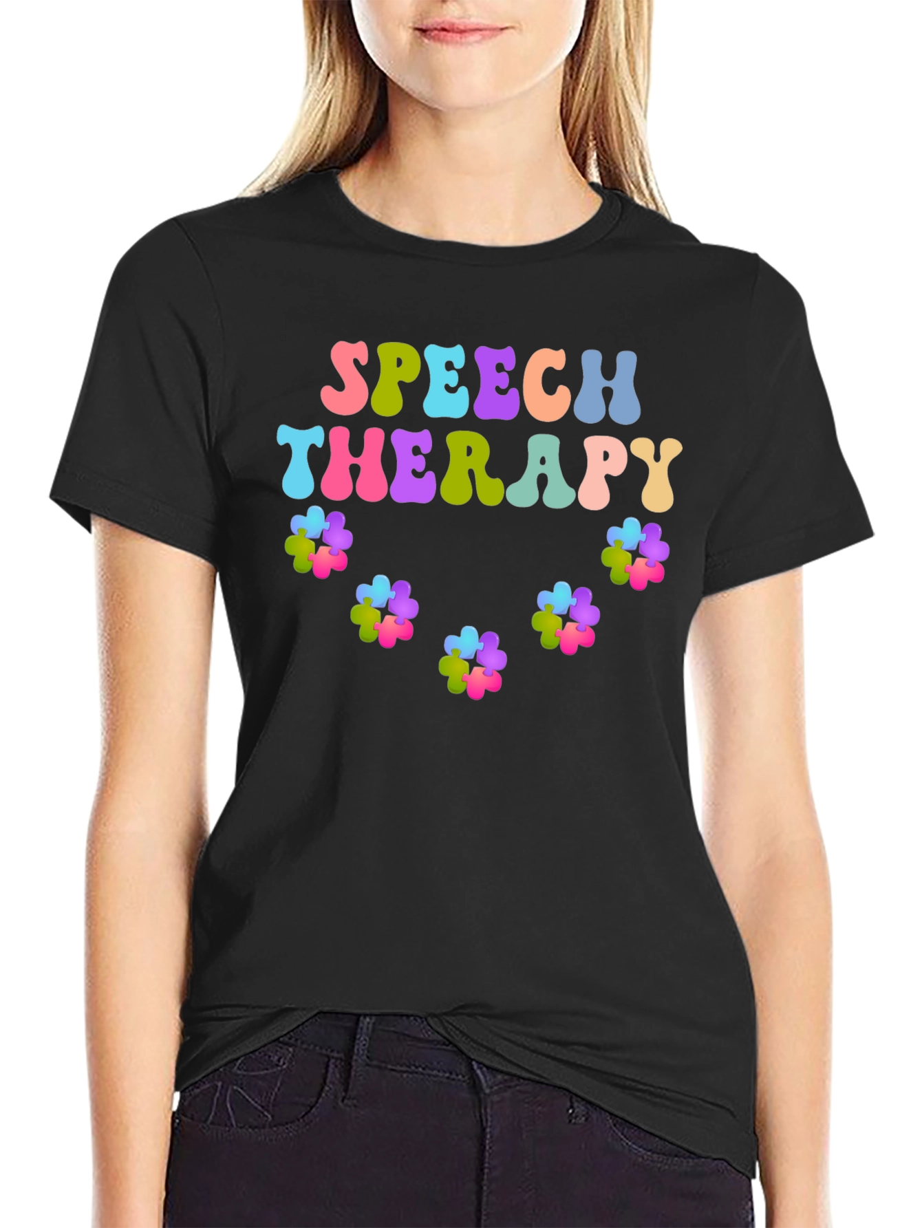Speech Therapy T-Shirt Colorful Design