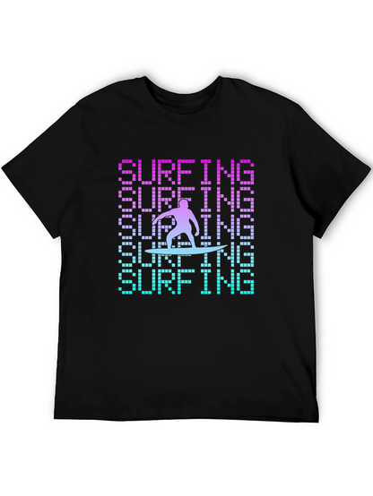 Surfing Graphic T-Shirt - Cool Design