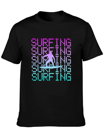 Surfing Graphic T-Shirt - Cool Design
