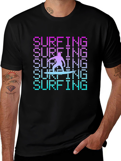 Surfing Graphic T-Shirt - Cool Design