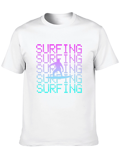 Surfing Graphic T-Shirt - Cool Design