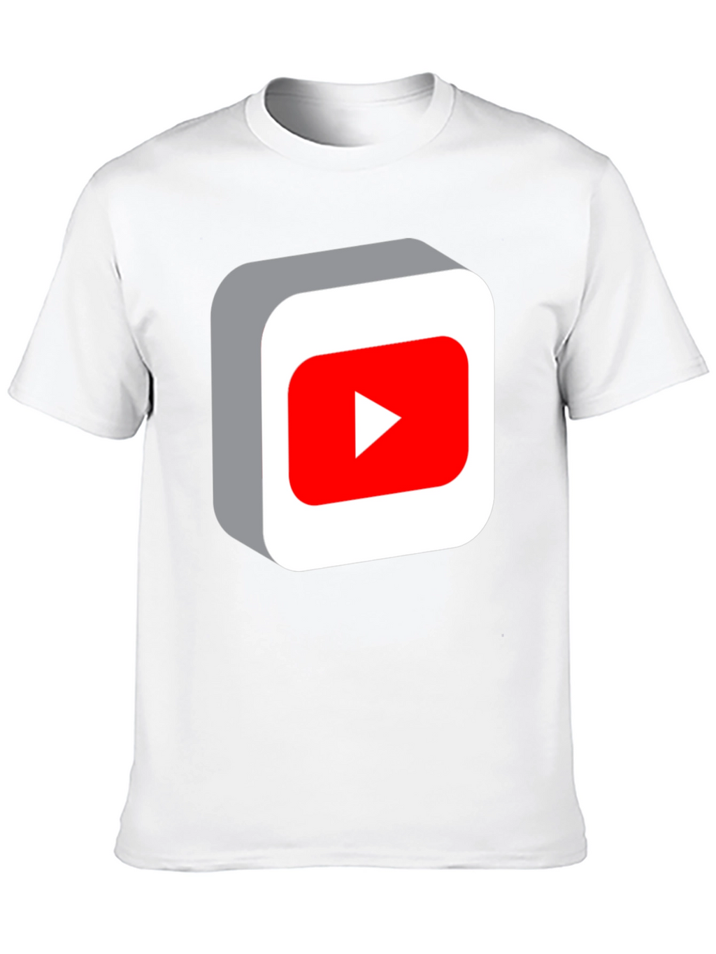 YouTube Play Button Black T-Shirt