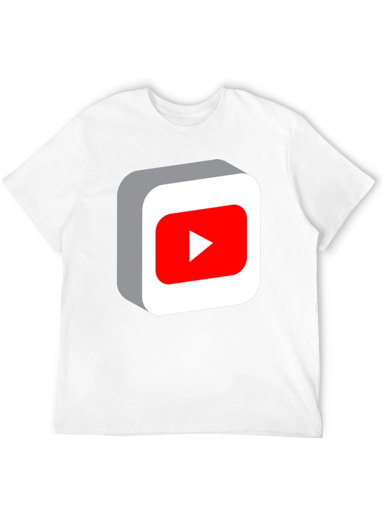 YouTube Play Button Black T-Shirt