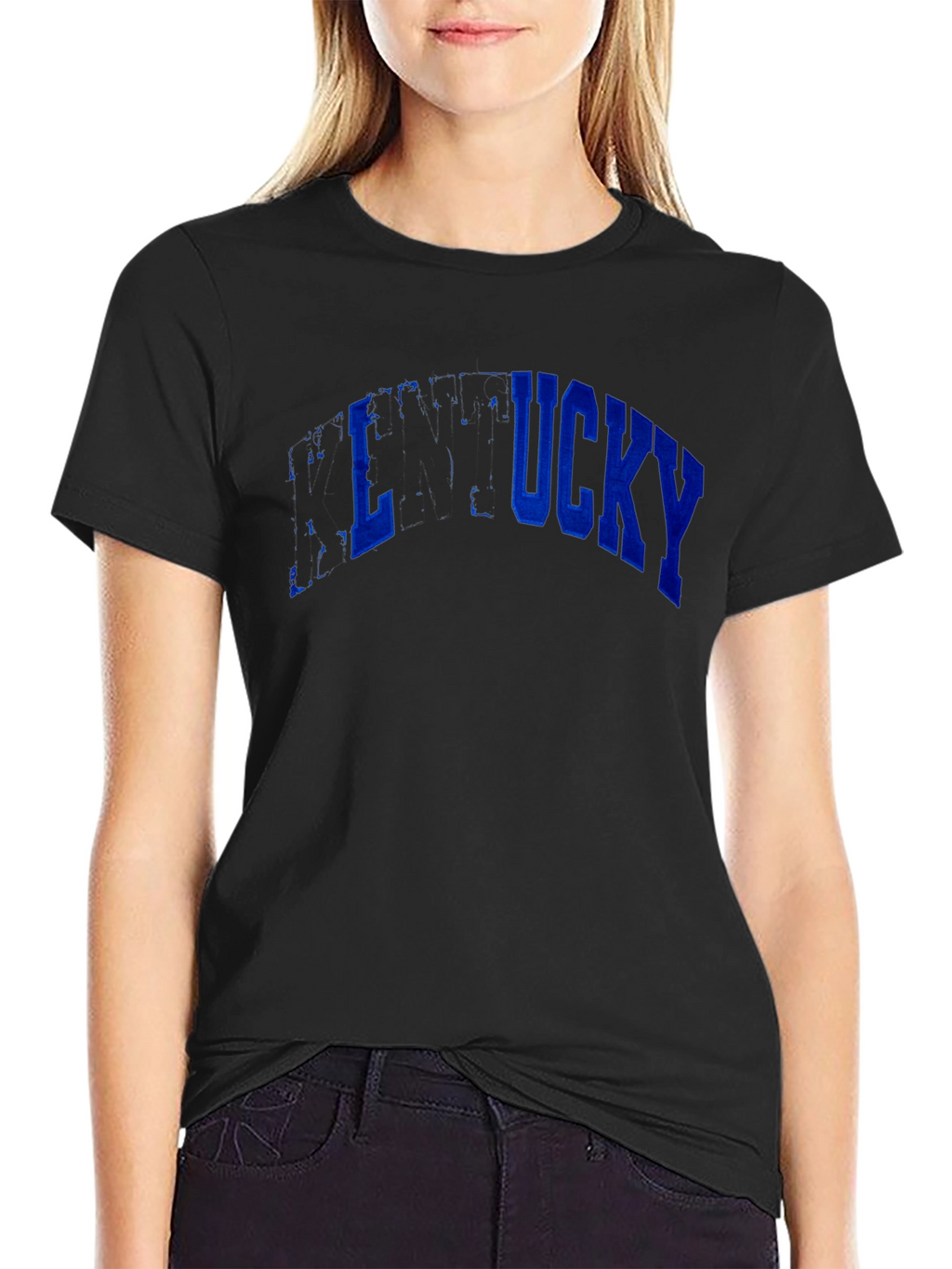 Kentucky Graphic Print Black T-Shirt