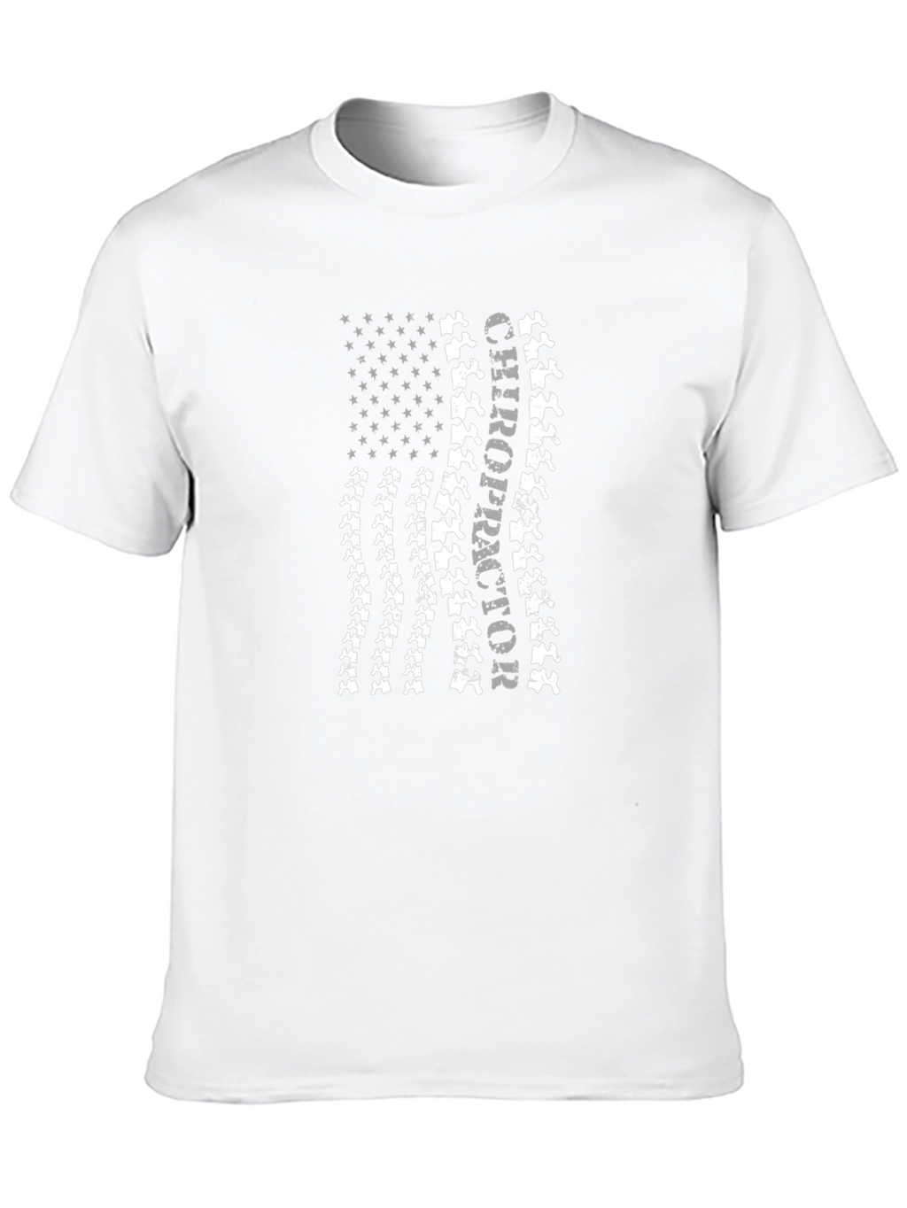 Chiropractor American Flag Tee