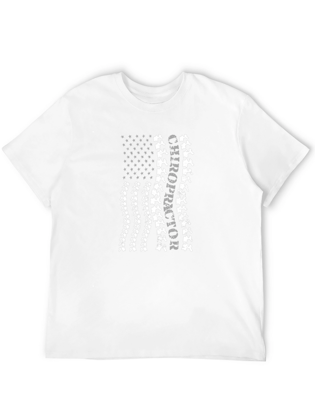 Chiropractor American Flag Tee