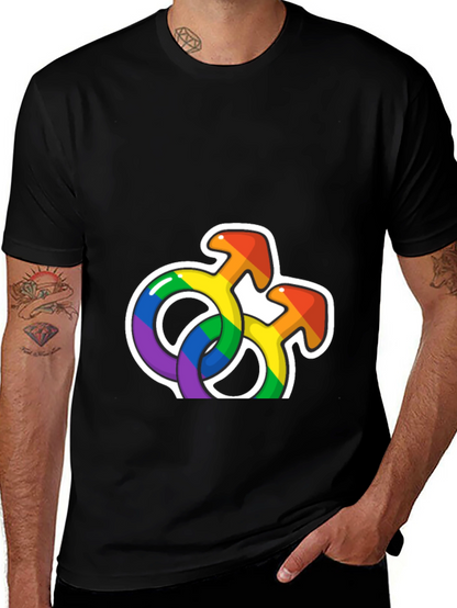 Rainbow Pride Symbols Graphic T-Shirt