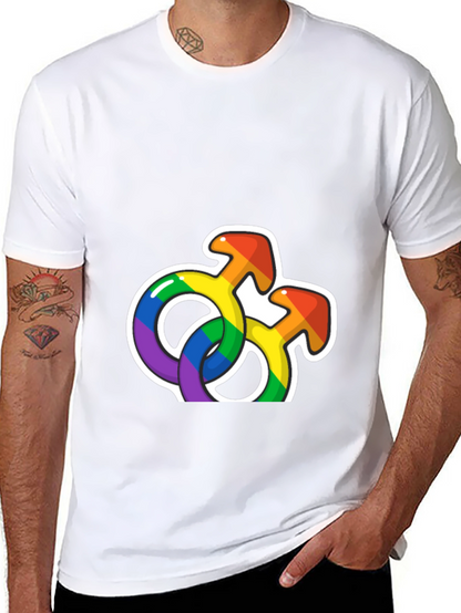 Rainbow Pride Symbols Graphic T-Shirt