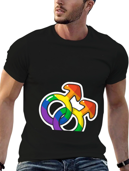 Rainbow Pride Symbols Graphic T-Shirt