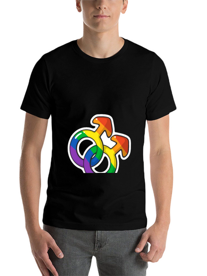 Rainbow Pride Symbols Graphic T-Shirt