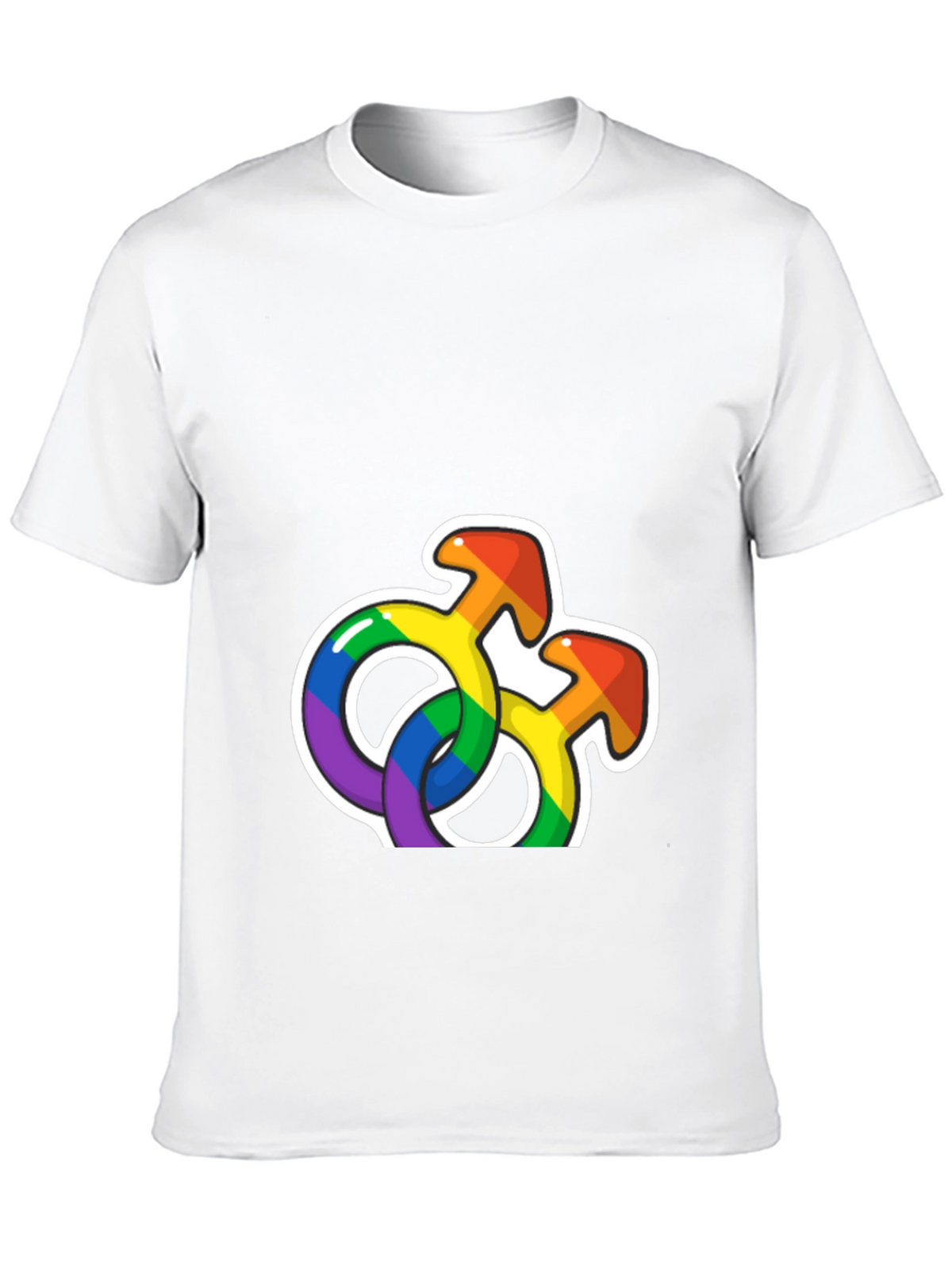 Rainbow Pride Symbols Graphic T-Shirt