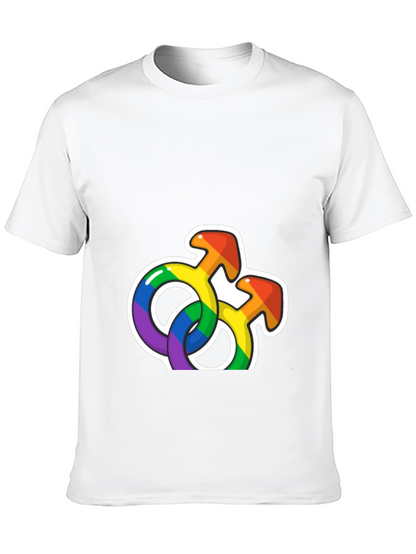 Rainbow Pride Symbols Graphic T-Shirt
