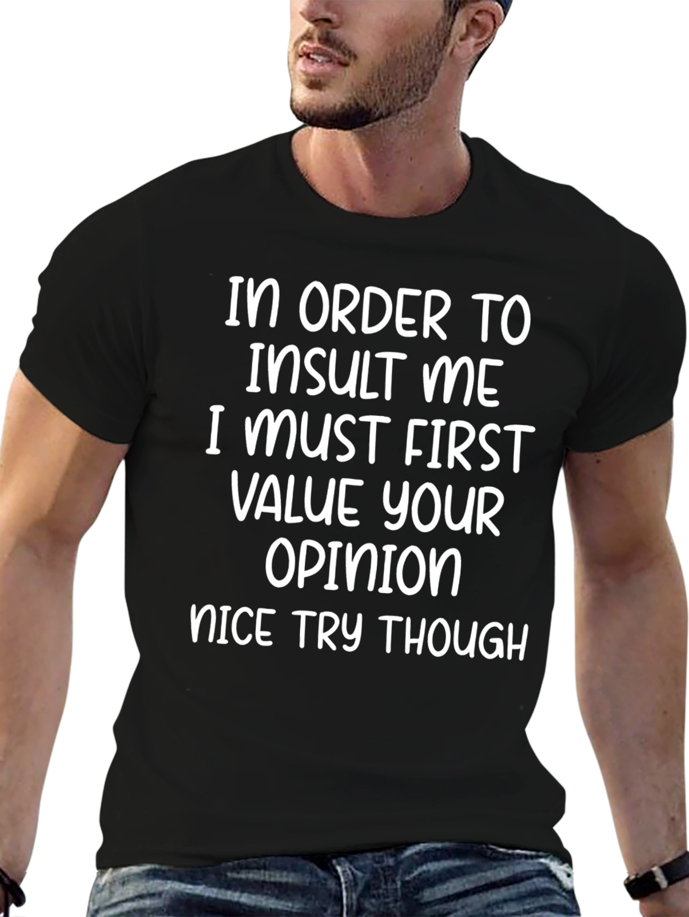 Funny Graphic T-Shirt - Insult Me Quote