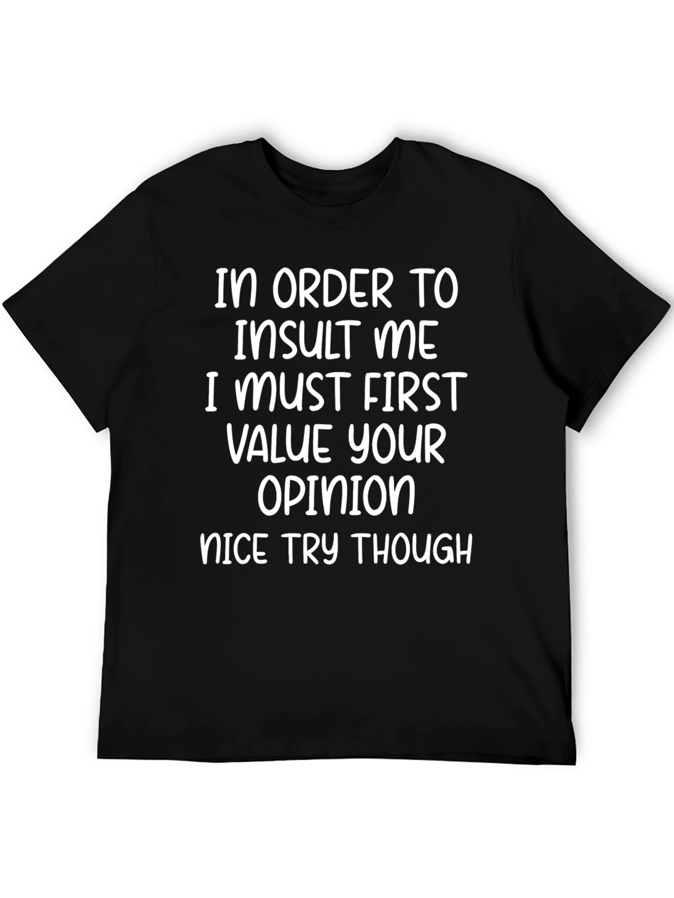 Funny Graphic T-Shirt - Insult Me Quote