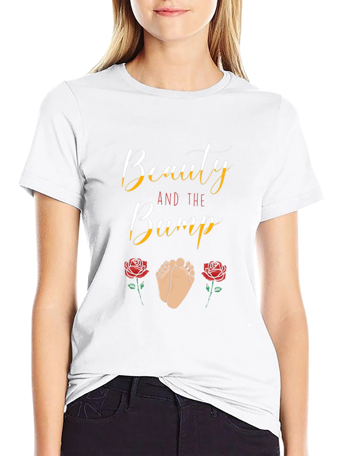 Beauty and the Bump Maternity T-Shirt