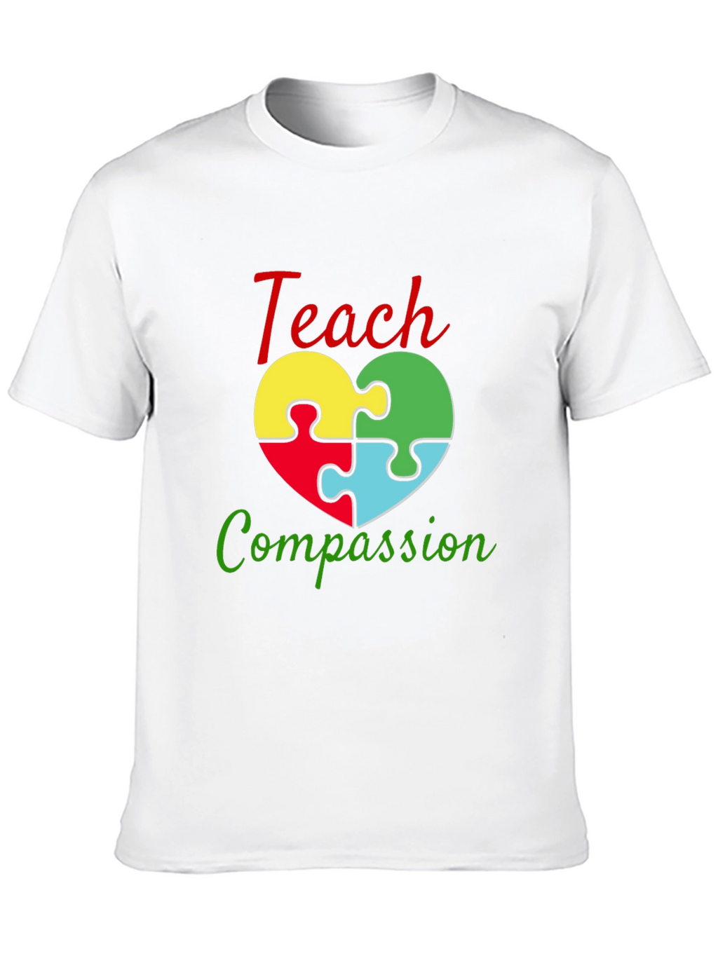 Teach Compassion Autism Awareness T-Shirt