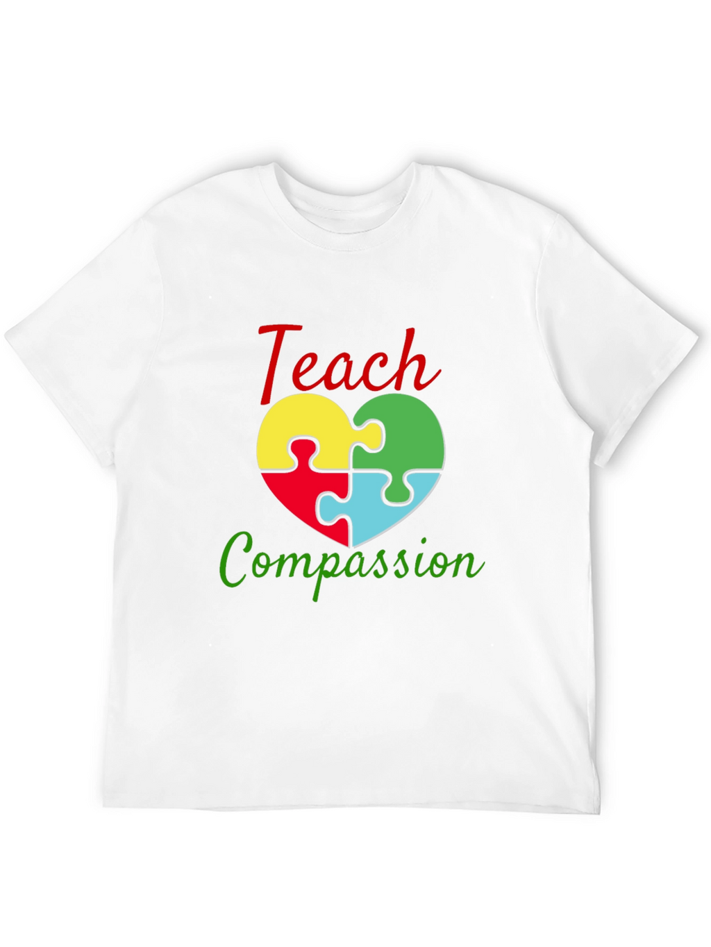 Teach Compassion Autism Awareness T-Shirt