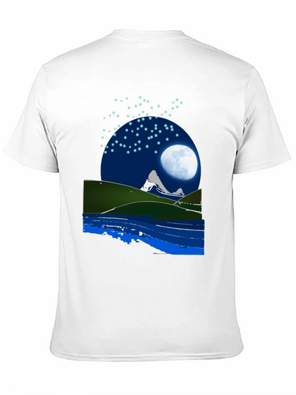 Night Sky Mountain Graphic Tee