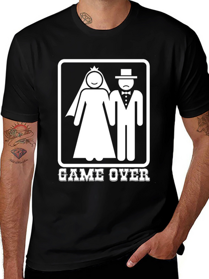 Game Over Wedding T-Shirt - Bachelor Farewell