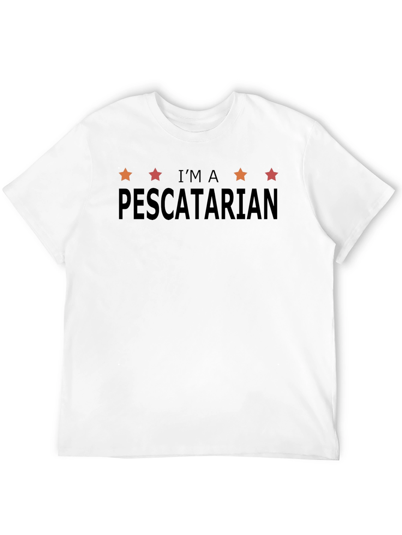 Im a Pescatarian Graphic Tee - Black