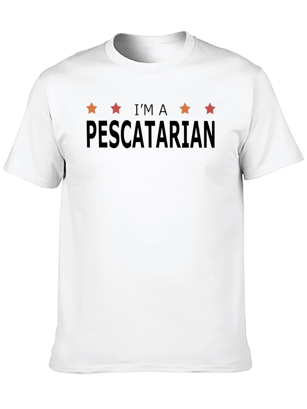 Im a Pescatarian Graphic Tee - Black