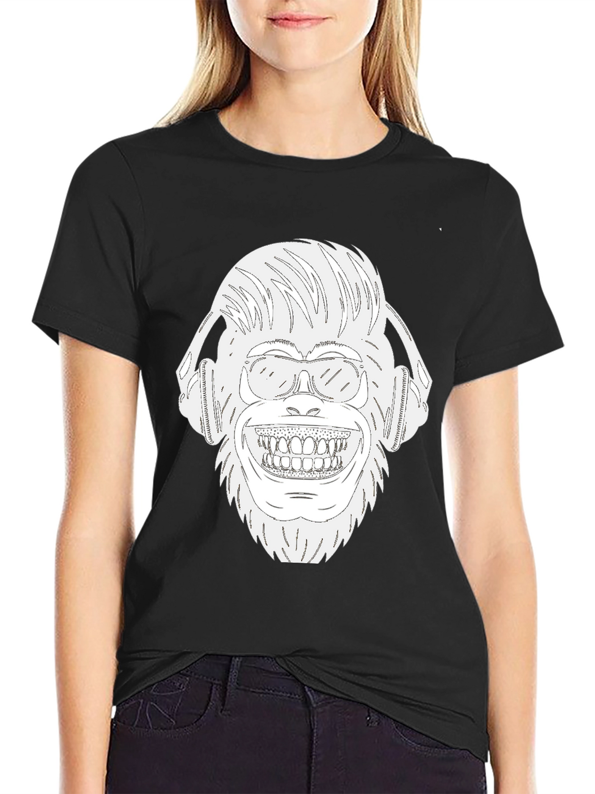 DJ Monkey Graphic T-Shirt