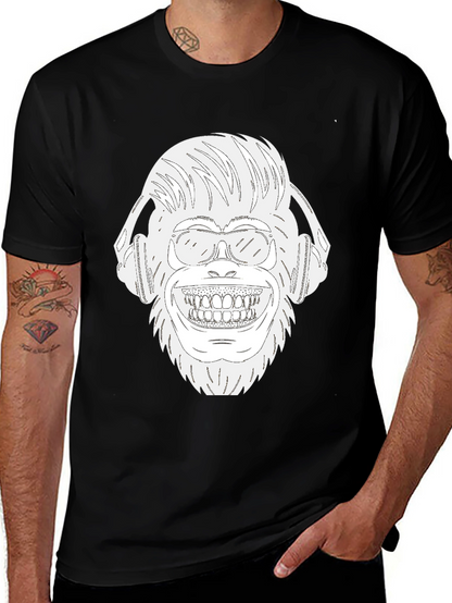 DJ Monkey Graphic T-Shirt