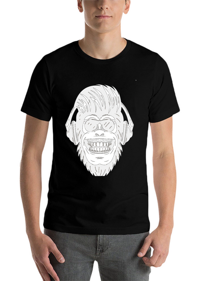 DJ Monkey Graphic T-Shirt