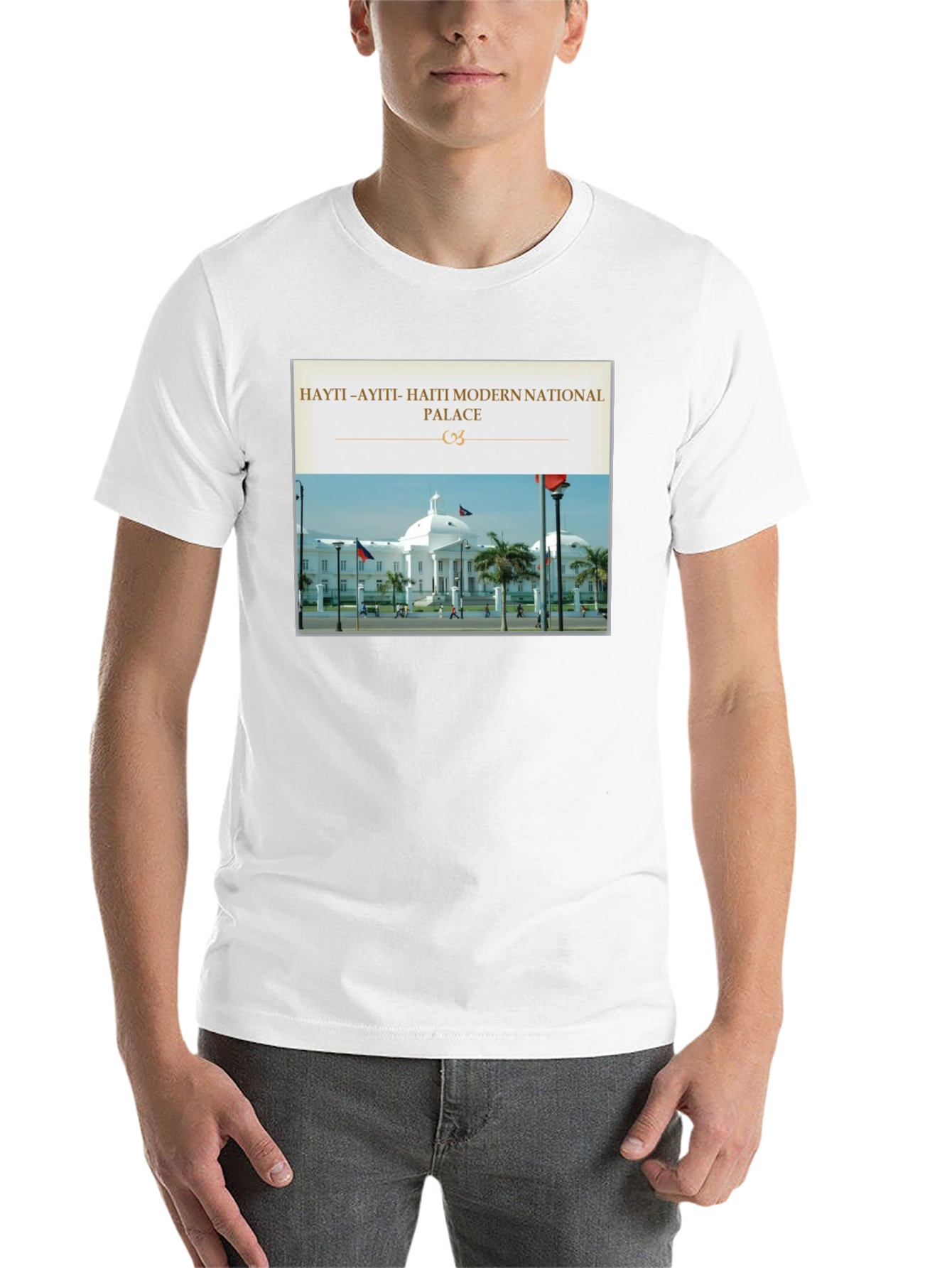 Haiti National Palace Graphic T-Shirt
