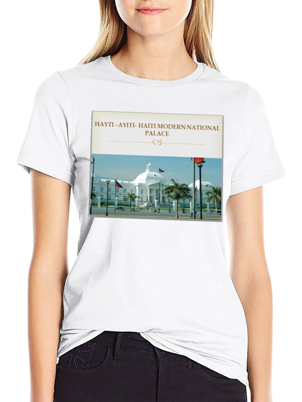 Haiti National Palace Graphic T-Shirt