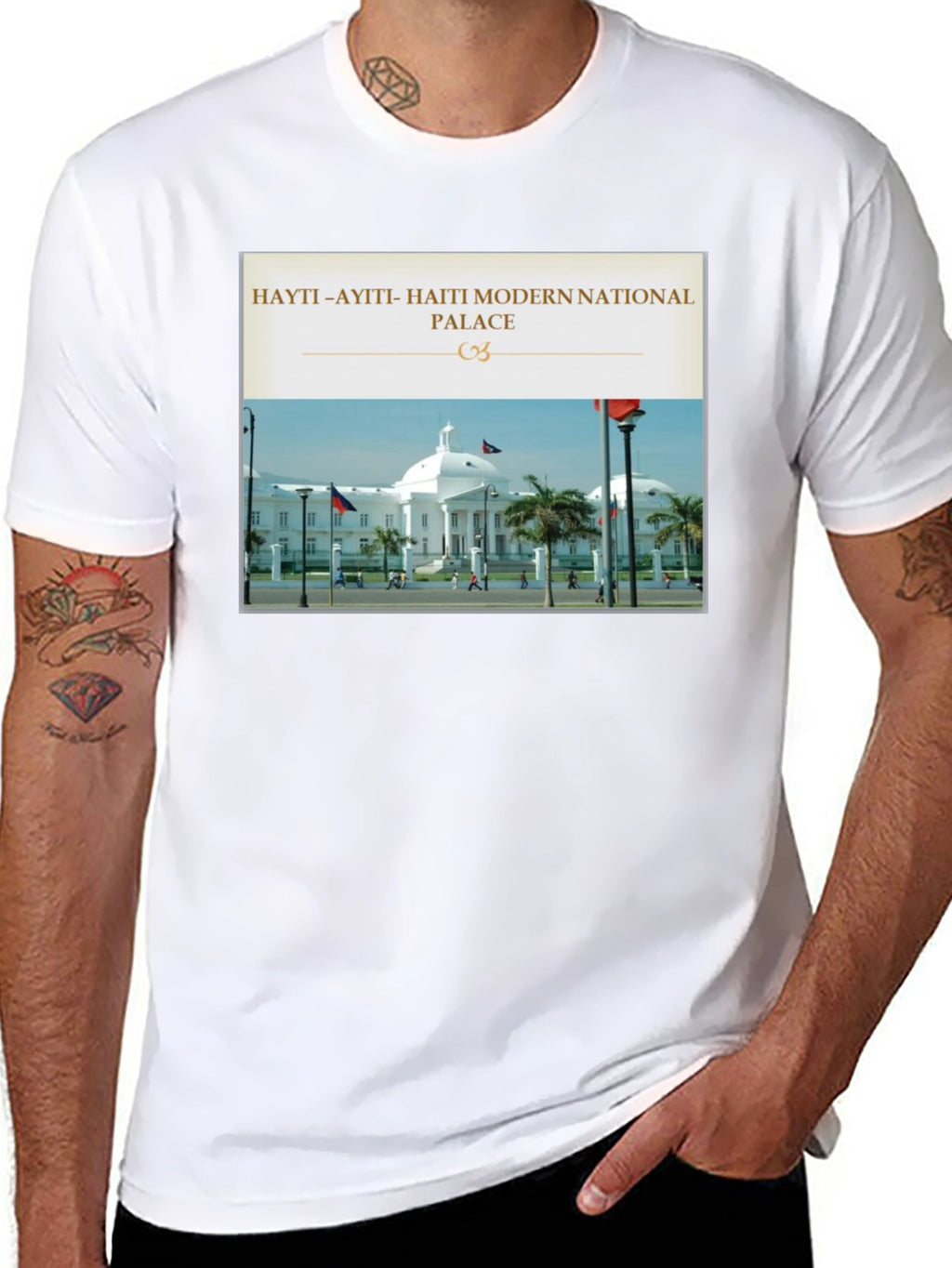 Haiti National Palace Graphic T-Shirt
