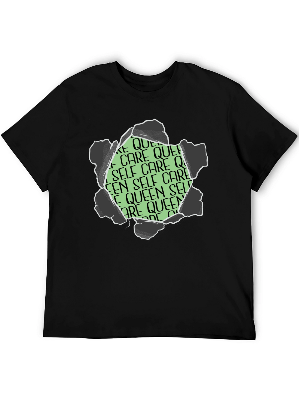 Self Care Queen Graphic T-Shirt - Black
