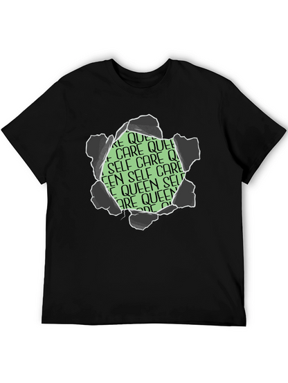 Self Care Queen Graphic T-Shirt - Black
