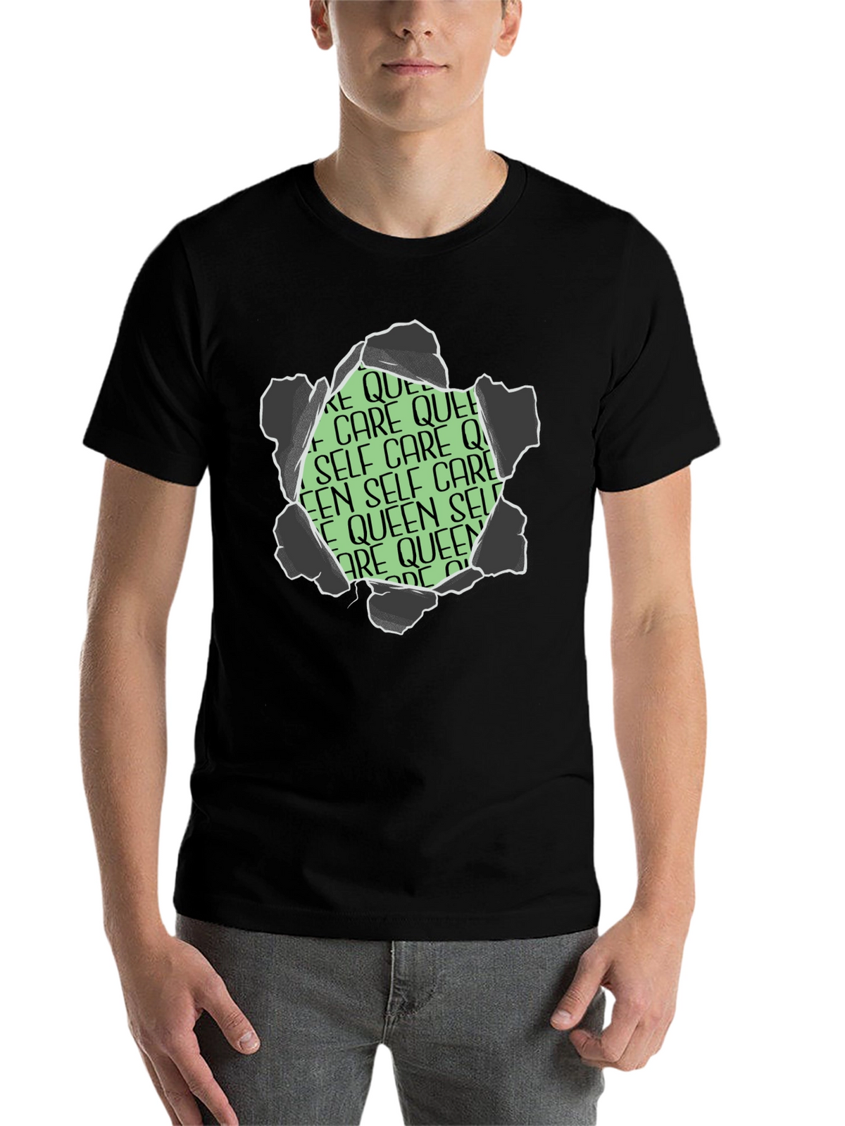 Self Care Queen Graphic T-Shirt - Black