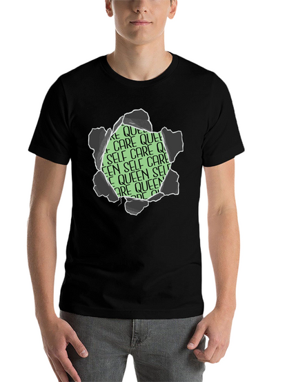 Self Care Queen Graphic T-Shirt - Black