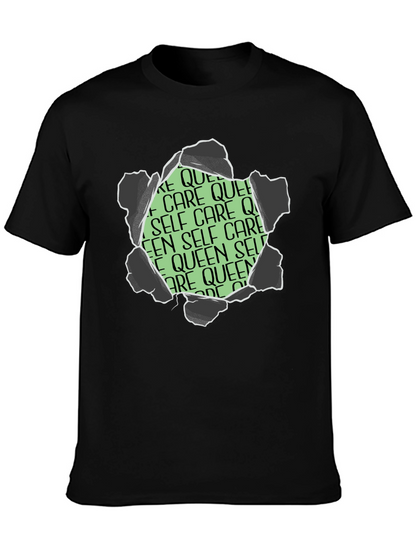 Self Care Queen Graphic T-Shirt - Black