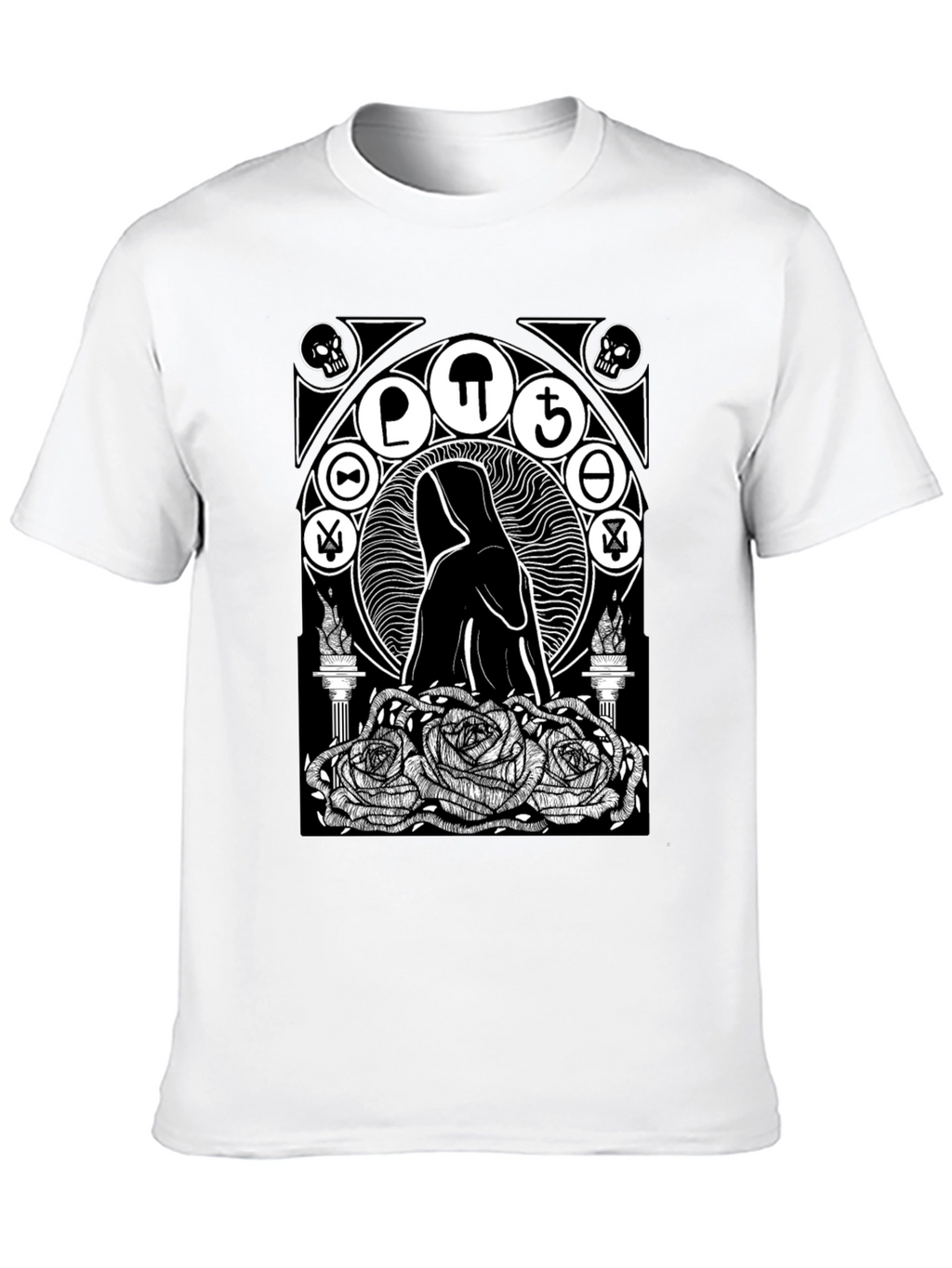 Occult Rose T-Shirt - Gothic Graphic Tee