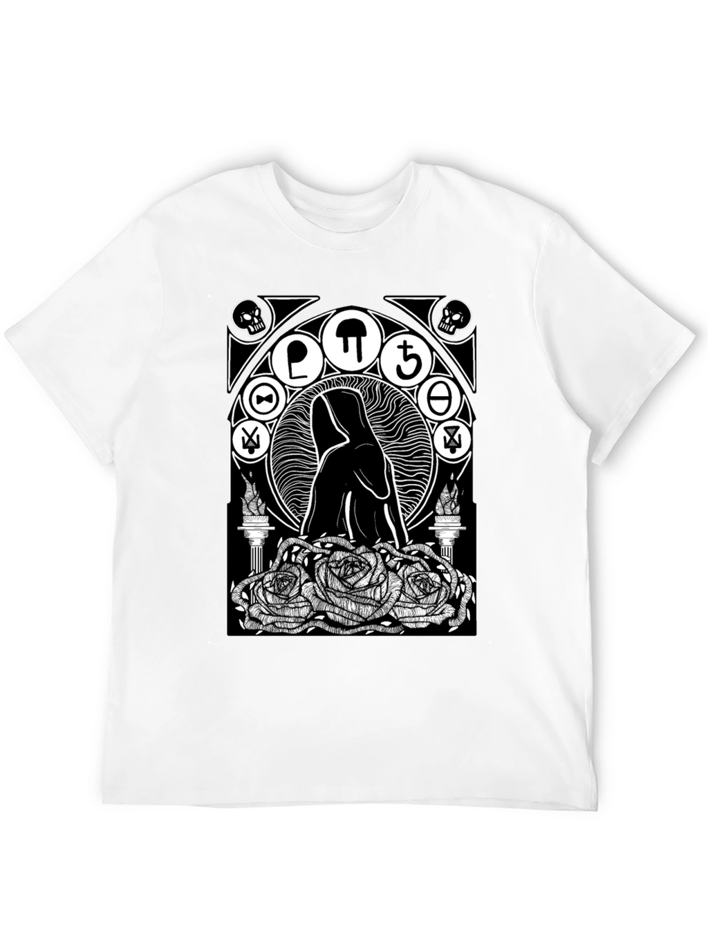 Occult Rose T-Shirt - Gothic Graphic Tee