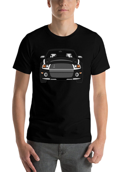 Black Mustang Cobra Graphic T-Shirt
