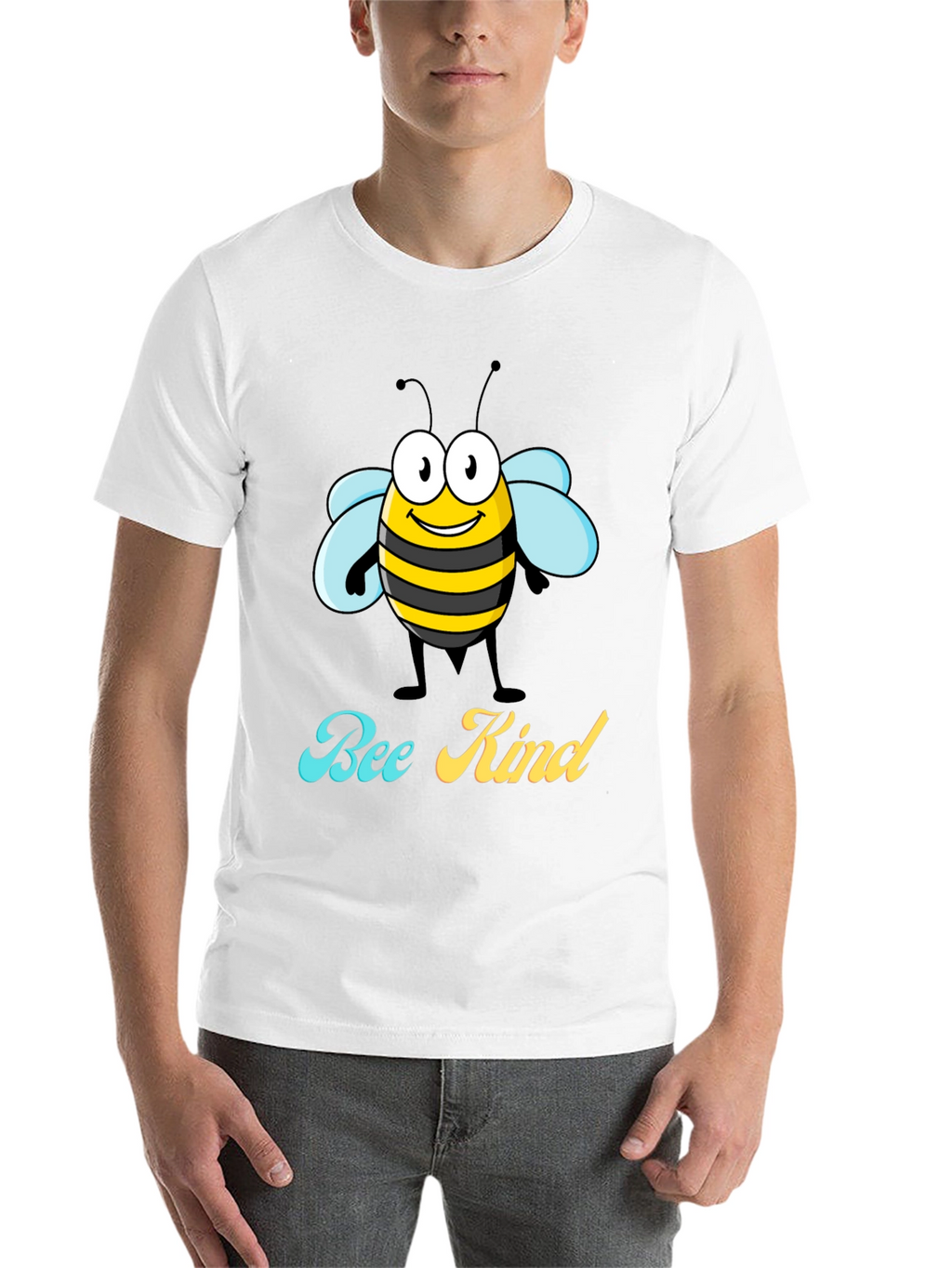 Bee Kind Graphic T-Shirt - Black Crew Neck Tee